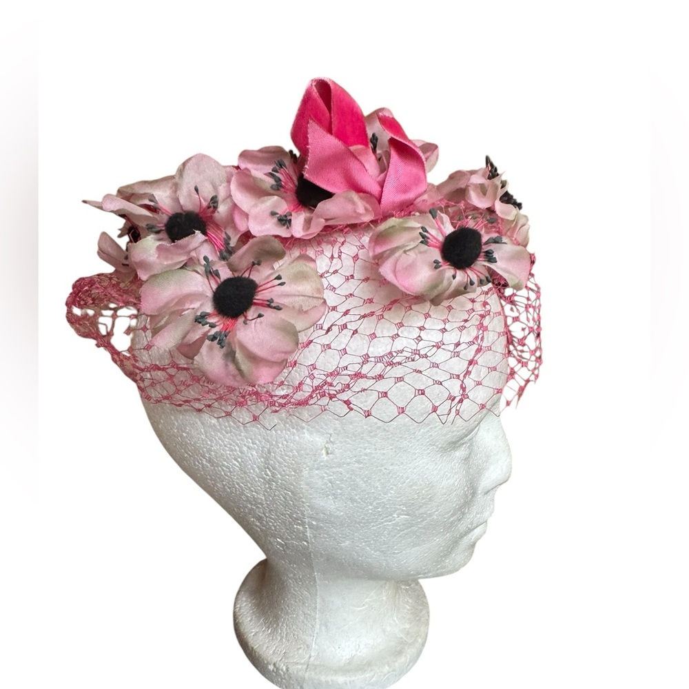 1960s Floral Fascinator or Whimsey Hat